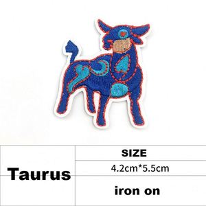 New Computer Embroidery Iron on Twelve Constellations Theme Patch for Kids Clothes Hat Notebook Decoration - Product Image 5