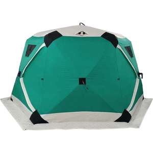 Abri de pêche sur glace isolé portable tente de bidon de pêche sur glace thermique avec couche isolée parfaite pour la pêche sur glace - Product Image 2