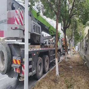 Grue sur camion Zoomlion d'occasion 35T, excellent état de fonctionnement, prix abordable, grue mobile avec moteur, pompe et composants essentiels - Product Image 2