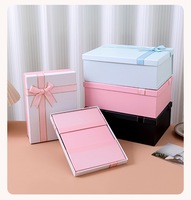 Boîte cadeau pliante de luxe rose Minghong, emballage en papier avec couvercle, logo et taille personnalisés, réduction des frais d'expédition pour les marques de parfums