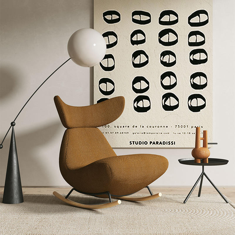 Piel de cordero marrón