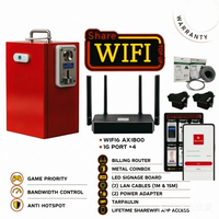 Máquina Expendedora de WiFi ShareWiFi, Punto de Acceso Inalámbrico Profesional con Sistema de Gestión en la Nube y Aplicación Gratuita