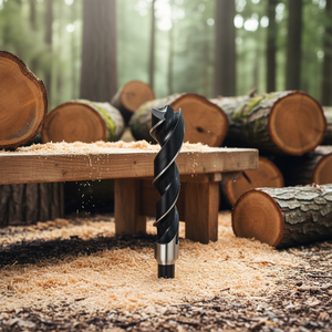 Broca para madera de acero al cromo vanadio para perforar troncos - Product Image 3