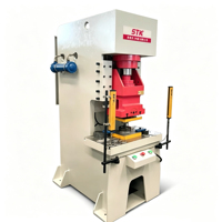 Presse hydraulique compacte de 40 tonnes - Utilisée pour le formage de tôles métalliques rondes à trous multiples par procédé de poinçonnage