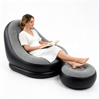 Canapé gonflable, chaise longue gonflable portable, canapé gonflable pliable, canapé-lit pour le camping en plein air, pour la maison, les voyages, la plage