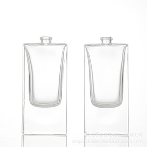 Simple and stylish square <b>perfume</b> spray bottle, 70ml glass dispensing bottle, empty bottle, bayonet and screw cap <b>perfume</b> - Product Image 4