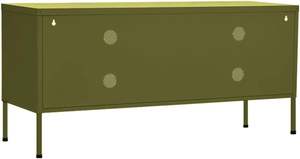 Mobilier <span class=keywords><strong>moderne</strong></span> de salon <span class=keywords><strong>meuble</strong></span> TV en acier vert olive unité multimédia stéréo <span class=keywords><strong>Hifi</strong></span> support panneau design - Product Image 6