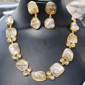 Collier de perles de perles pour femmes nouveau Style rétro diamant accessoire de Banquet à la mode prix de gros fait à la main - Product Image 1