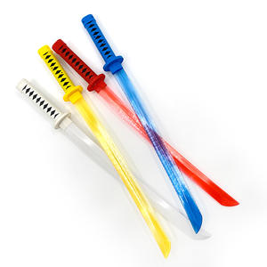 Accessoires d'Halloween, armes de <span class=keywords><strong>ninja</strong></span> japonais, épées de samouraï, effets mixtes colorés à 4 couleurs, jeux de rôle pour enfants - Product Image 1