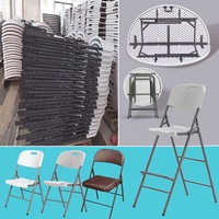 Table haute pliable en plastique durable de table de barre pliante pour l'usage extérieur et d'événement de partie de cocktail