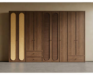 Nuovo Stile di Arredamento per Camera da Letto, Design Classico di <span class=keywords><strong>Armadio</strong></span> in Legno - Product Image 5