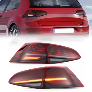Luci Posteriori a LED con Indicatore di Direzione Sequenziale per Volkswagen <span class=keywords><strong>Golf</strong></span> MK7 MK7.5 Hatchback 2013 2014 2015 2016 2017 2018 2019 2020 - Product Image 3