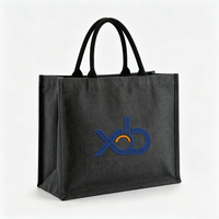 Sac fourre-tout autoportant en toile de coton tendance avec poignée longue et fond 3D à soufflets larges, idéal pour organiser ordinateur portable et documents A4