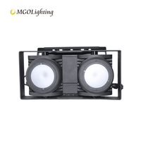 Projecteur LED professionnel d'extérieur 2x200W blanc chaud/blanc froid étanche pour éclairage de scène DMX en studio et théâtre