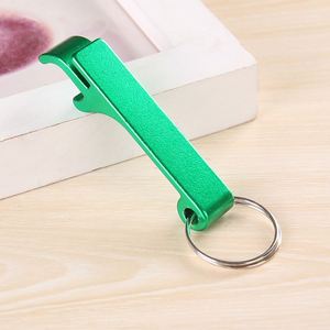 Décapsuleur portable en alliage de zinc QM multicolores, porte-clés, logo personnalisé gravé au laser, cadeau promotionnel d'entreprise - Product Image 4