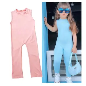 Trending 2 3 4 5 6 8 Years Old Age One Piece Pant Suit Playsuits Bodysuits Toddler Summer Clothes Girls Jumpsuits for Kids Girls