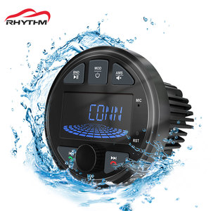 Récepteur de jauge marine étanche Rhythm IP6X BT Audio Streaming FM AM Radio 4*50W sortie pour sauna de bateau - Product Image 1