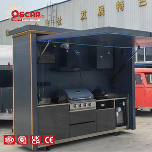 Pemasangan Mudah - Kabinet Dapur Stainless Steel untuk Grill Luar Ruangan, Ideal untuk Patio, Balkon, Taman, Dapur Luar Ruangan - Product Image 1