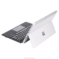Clavier tactile sans fil en cuir PU personnalisé avec étui magnétique USB C pour Surface Go Go 2, fin et portable