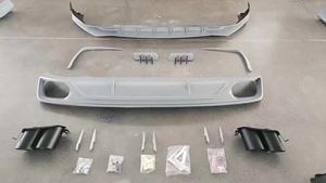 ชุดแต่งรอบคัน PP/CF สำหรับอัพเกรด Audi <span class=keywords><strong>Q8</strong></span> ชุดแต่งสเกิร์ตหน้าพร้อมกรอบไฟตัดหมอก ดิฟฟิวเซอร์หลัง อะไหล่รถยนต์ - Product Image 4