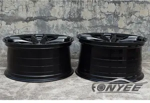 Cerchi in Lega di Alluminio Fonyee Neri da 17 18 19 21 Pollici, 5x112/114.3/100/120, 5 Fori, per Auto Passeggeri Maserati - Product Image 6