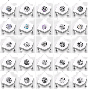 Abalorios de Plata 925 de Alta Calidad para Hacer Joyas, Colgantes Finos al por Mayor, Cuentas de Margarita, Cuentas Sueltas con Forma de Corazón y Árbol Genealógico - Product Image 1