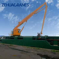 Grue de pont à levage élevé pour la manutention de conteneurs en port 5T 10T 20T 30T 50T 70T Grue de pont télescopique hydraulique marine personnalisée