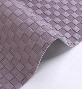 Tùy Chỉnh 1Mm Dày Sinh Thái Da Dệt Mô Hình PVC rô Túi Mềm Vải Cho Giày <span class=keywords><strong>Sofa</strong></span> Trang Trí Sử Dụng PU Chất Liệu Lót - Product Image 6