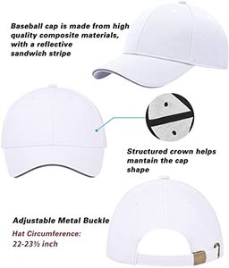 Aangepaste Hoge Kwaliteit Verstelbare Leisure Masters Sport Baseball Cap Lege Witte Mannen Vrouwen Outdoor Golf Hoed - Product Image 2
