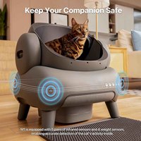 Bac à litière pour chat autonettoyant Robot automatique de nettoyage de litière pour chat avec contrôle APP de grande capacité pour plusieurs chats