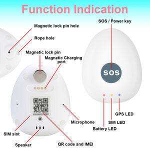 Kıdemli SOS 4G panik düğmesi GPS izci yaşlı kadınlar ve çocuklar için kişisel acil - Product Image 5