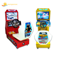 Machine de jeu vidéo d'arcade à monnayeur LCD 22 pouces, jeu de course automobile pour enfants Outrun 2, avec garantie d'un an et prise en charge de la langue anglaise