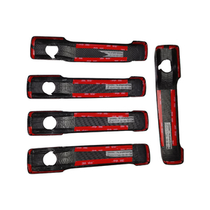 Garnitures de couvercle de poignée de porte en Fiber de carbone pour AMG G63 bropus G500 W463A G550 <span class=keywords><strong>Mercedes</strong></span> W464 extérieur de voiture classe G <span class=keywords><strong>4x4</strong></span> accessoires - Product Image 6