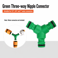 Connecteur en Y pour tuyau d'arrosage à 2 voies avec interrupteur indépendant, adaptateur à connexion rapide pour l'arrosage et l'irrigation