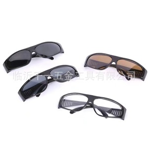 Welding Safety <b>Glasses</b> Full-Frame Anti-Scratch Lens Black Frame Metal Grinding And Welding Sparks Shielding Impact Resistance - Product Image 3