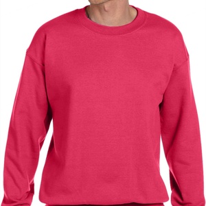 Custom Classic 100% Cotton Fleece <b>Crewneck</b> Oversized Eco-Friendly Spring Solid Black Pullover Sweatshirt - Product Image 5