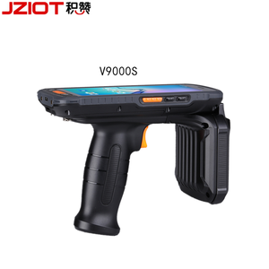 Rugged công nghiệp hậu cần PDA <span class=keywords><strong>Android</strong></span> 11 Pistol grip <span class=keywords><strong>GPS</strong></span> OEM cầm tay không dây dài phạm vi 13m UHF RFID Reader di động PDA kho - Product Image 1