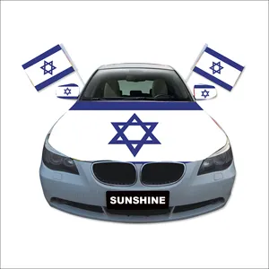 Sunshine High Quality Service Custom Turkish Car Hood mirror window Flags Custom For Advertising