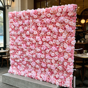 Panel de Flores Mixtas Estilo Boho, Excelente para Bodas Bohemias, Reuniones al Aire Libre en Jardines y Decoración de Porches - Product Image 2