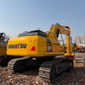 Excavatrice d'occasion Komatsu PC270LC, 27 tonnes, marque japonaise, excavatrice d'occasion en bon état, modèle original PC270LC-8 PC270 PC300, excavatrice lourde - Product Image 3