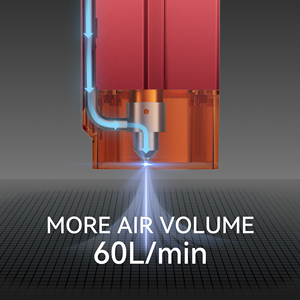 Kit de Bomba de Aire Auxiliar F60, Bomba Doble de 10-60 L/min, Cambio Automático, Nueva Máquina de Grabado Láser A6 A12 A24 A70 <span class=keywords><strong>Pro</strong></span> Max - Product Image 2