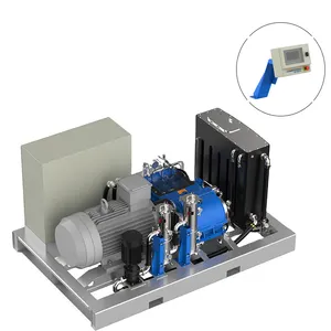 조선소 고압 워터 제트 펌프 132kw 워터 블래스터 기계 고유량 18.3L/분 하이드로 제팅 발파 기계