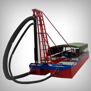 Pompa di sabbia draga a getto di aspirazione a getto di sabbia draga macchina sabbia silicea chiatta mineraria - Product Image 1