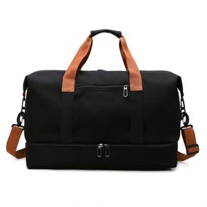 Sac de sport fourre-tout pour femme, échantillon gratuit, vêtements Oxford multicolores, imperméable, grande capacité, avec porte-tapis de yoga. - Product Image 4