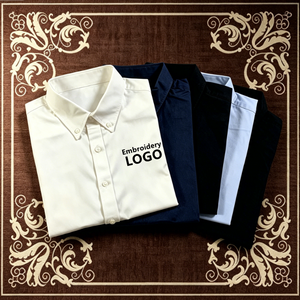 Chemise décontractée pour <span class=keywords><strong>homme</strong></span> <span class=keywords><strong>grande</strong></span> <span class=keywords><strong>taille</strong></span> à manches courtes, col à revers, broderie légère et motif tendance pour l'été - Product Image 2
