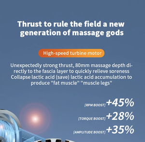 Pistol Pijat Otot Genggam Tanpa Kabel Tenang, <span class=keywords><strong>Stimulator</strong></span> Otot Elektrik, Alat Pijat Fascia untuk Relaksasi dan Kebugaran Otot, Pistol Pijat Saku, Promo Panas 2026 - Product Image 4