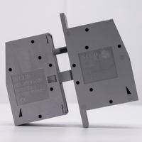 Bloc de bornes SCED Original PA66 de 30 mm de largeur, bloc de bornes professionnel personnalisé traversant le panneau