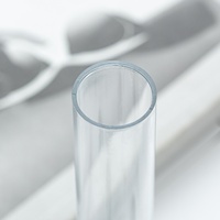 PQ Cuir Cylindrique Acrylique Plastique Cristal Transparent Signature Publicité Cadeau Stylo Premium Qualité Emballage Stylo Boîte