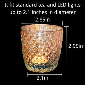 Votive Clear Votive Candle Holders Colorful Glass Tea Light Candle Holders Glass Candle Holders For Dining Table Centerpieces