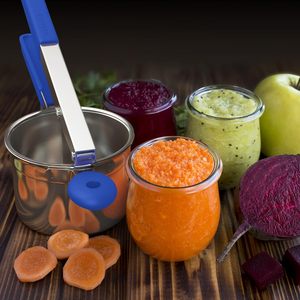 Ustensiles de cuisine en acier inoxydable, presse-purée à pommes de terre avec 3 disques interchangeables, presse-purée manuel, presse-fruits, <span class=keywords><strong>passoire</strong></span> à aliments - Product Image 6
